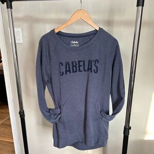 Cabela's Women's Navy Sweatshirt